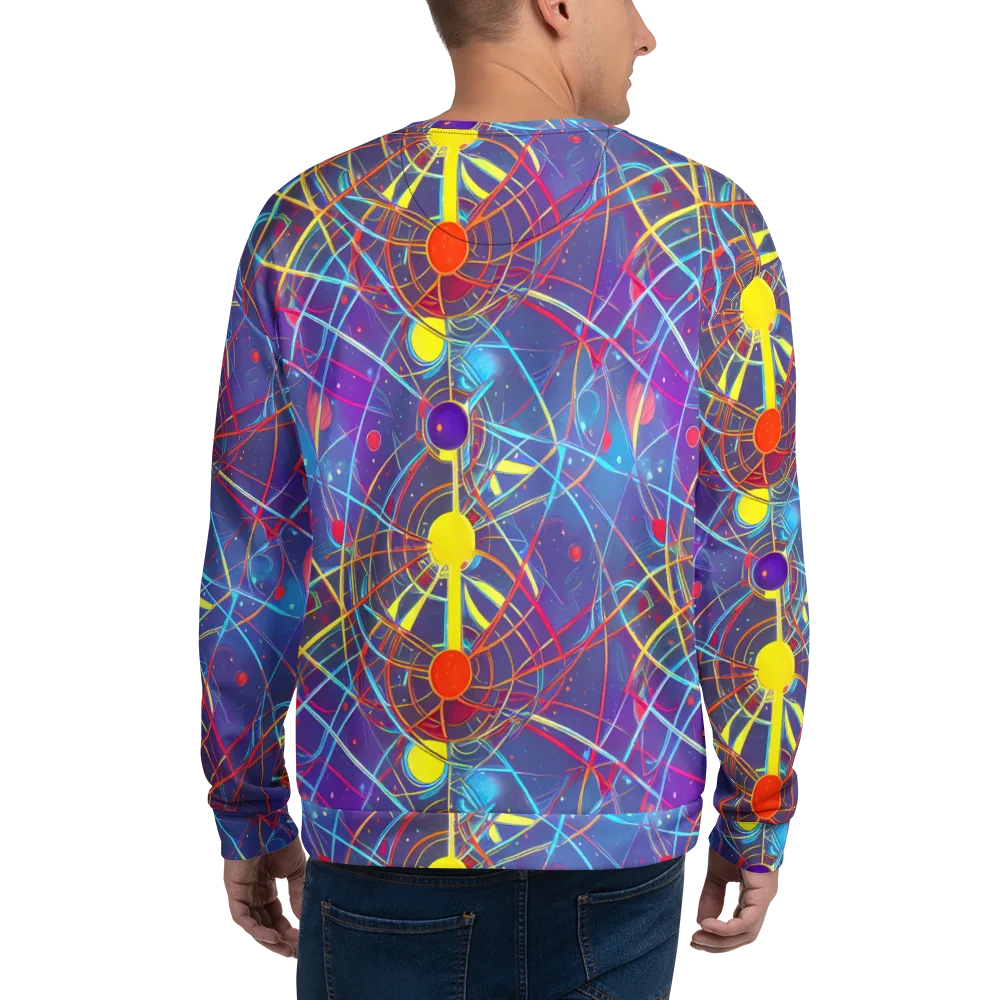 Quantum Lattice on Sweatshirt — Back