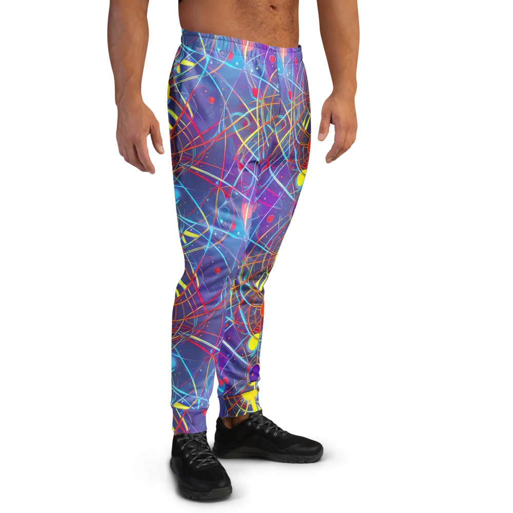 Quantum Lattice on Men's Joggers — Right