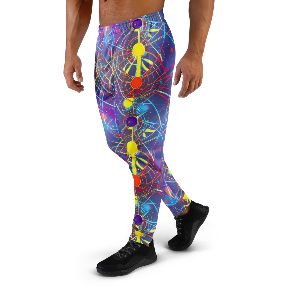 Quantum Lattice on Men's Joggers — Left