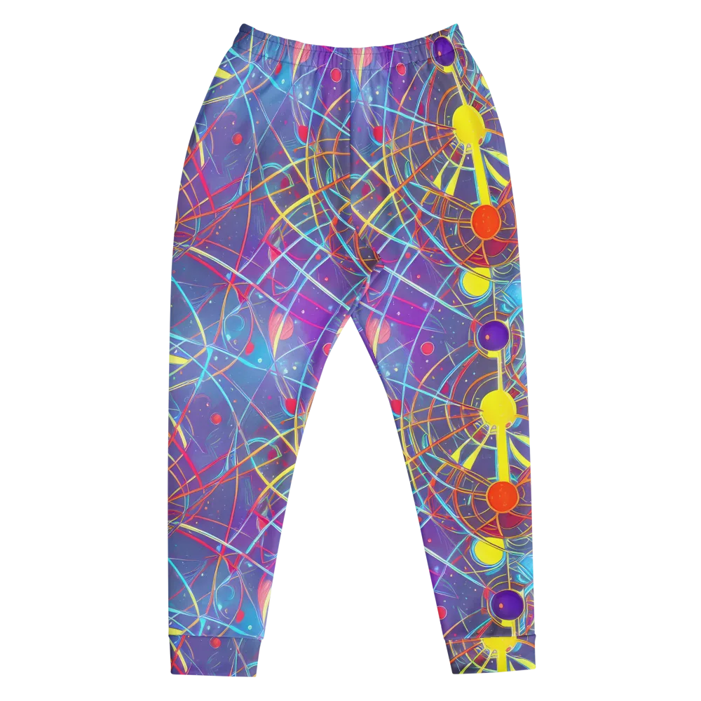 Quantum Lattice on Men's Joggers — Front