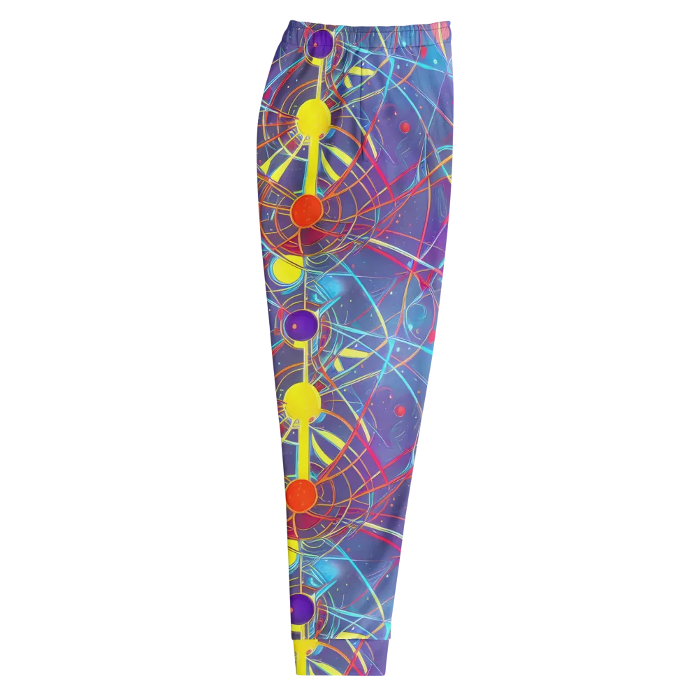 Quantum Lattice on Men's Joggers — Right