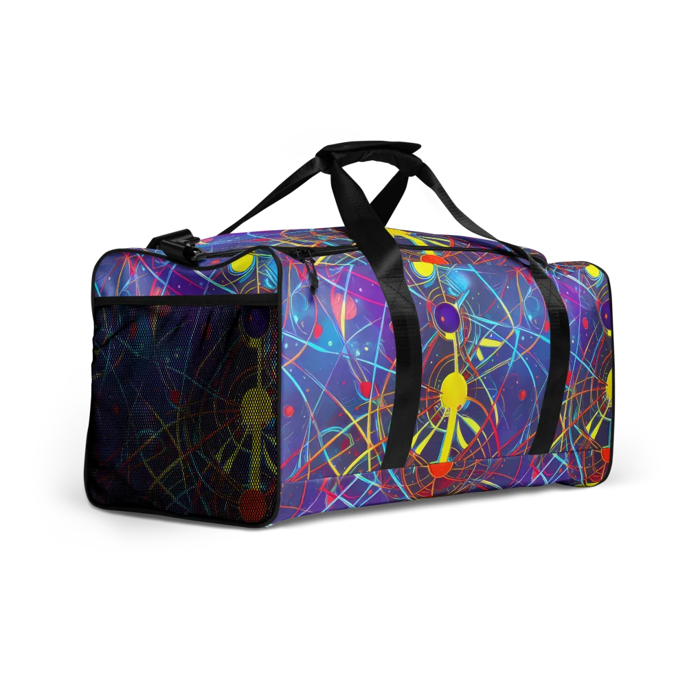 Quantum Lattice on Duffle Bag — Right Front