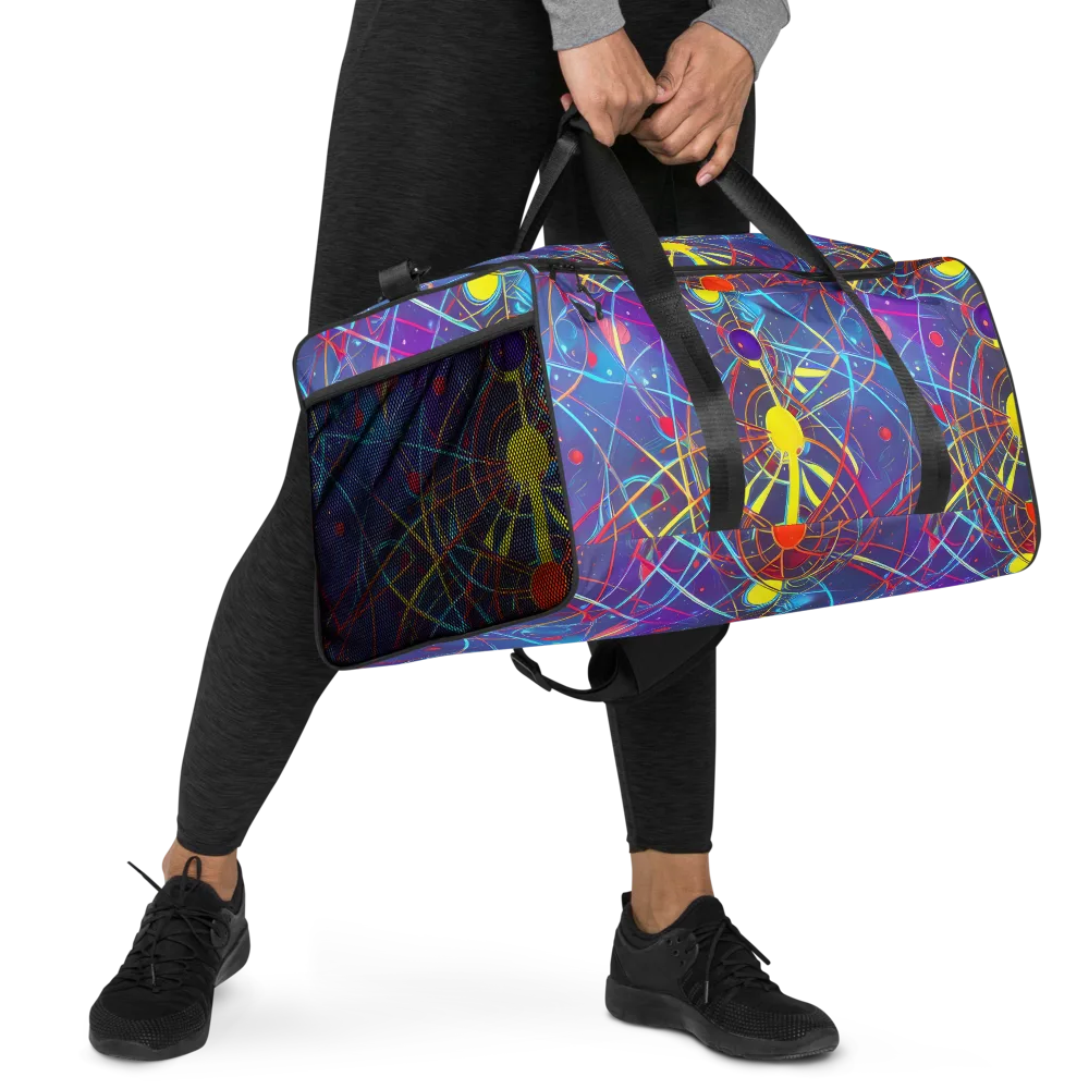 Quantum Lattice on Duffle Bag — Right Front