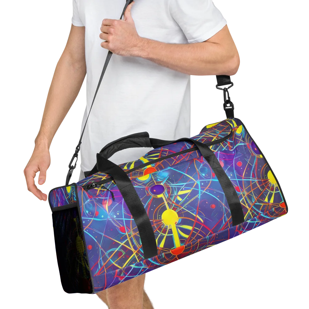 Quantum Lattice on Duffle Bag — Right Front