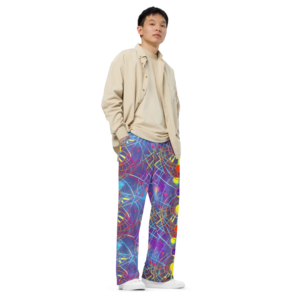 Quantum Lattice on Wide-Leg Pants — Right Front