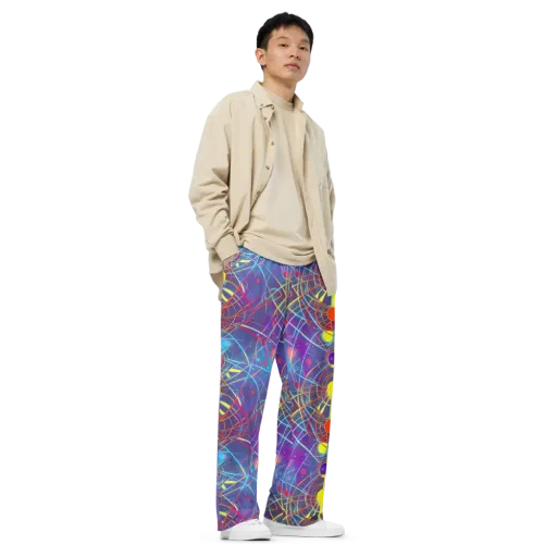 Quantum Lattice on a Wide-Leg Pants