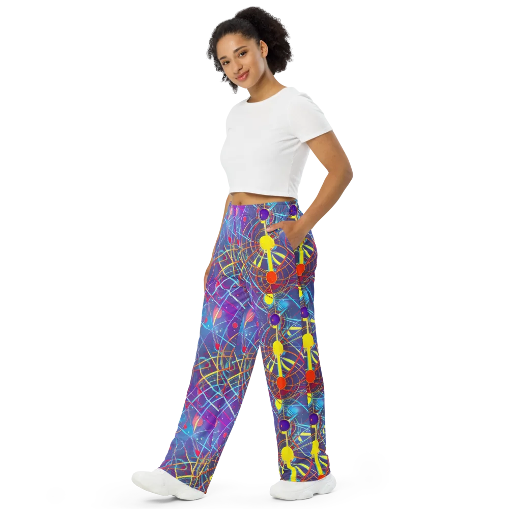 Quantum Lattice on Wide-Leg Pants — Left Front