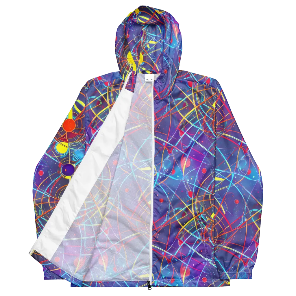 Quantum Lattice on Men's Windbreaker — Front