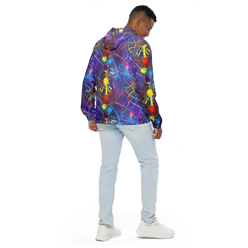 Quantum Lattice on Men's Windbreaker — Back
