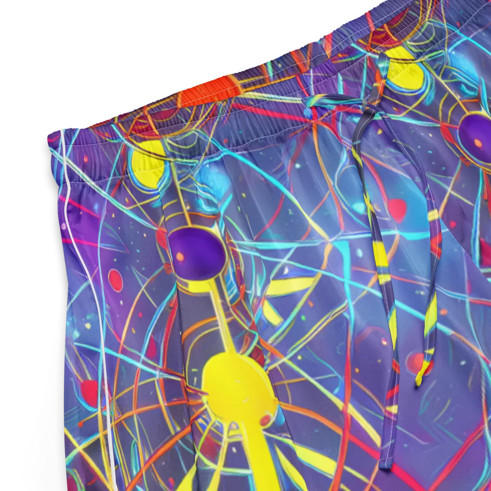 Quantum Lattice on Women's Pajama Shorts — Product details