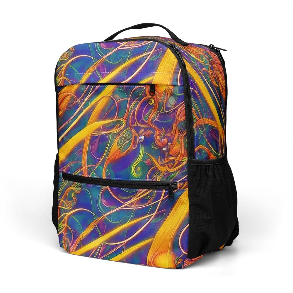 Luminous Whirl on Utility Backpack — Left Front