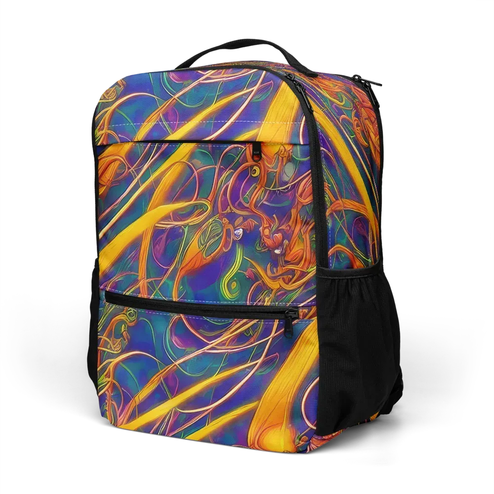 Luminous Whirl on Utility Backpack — Left Front