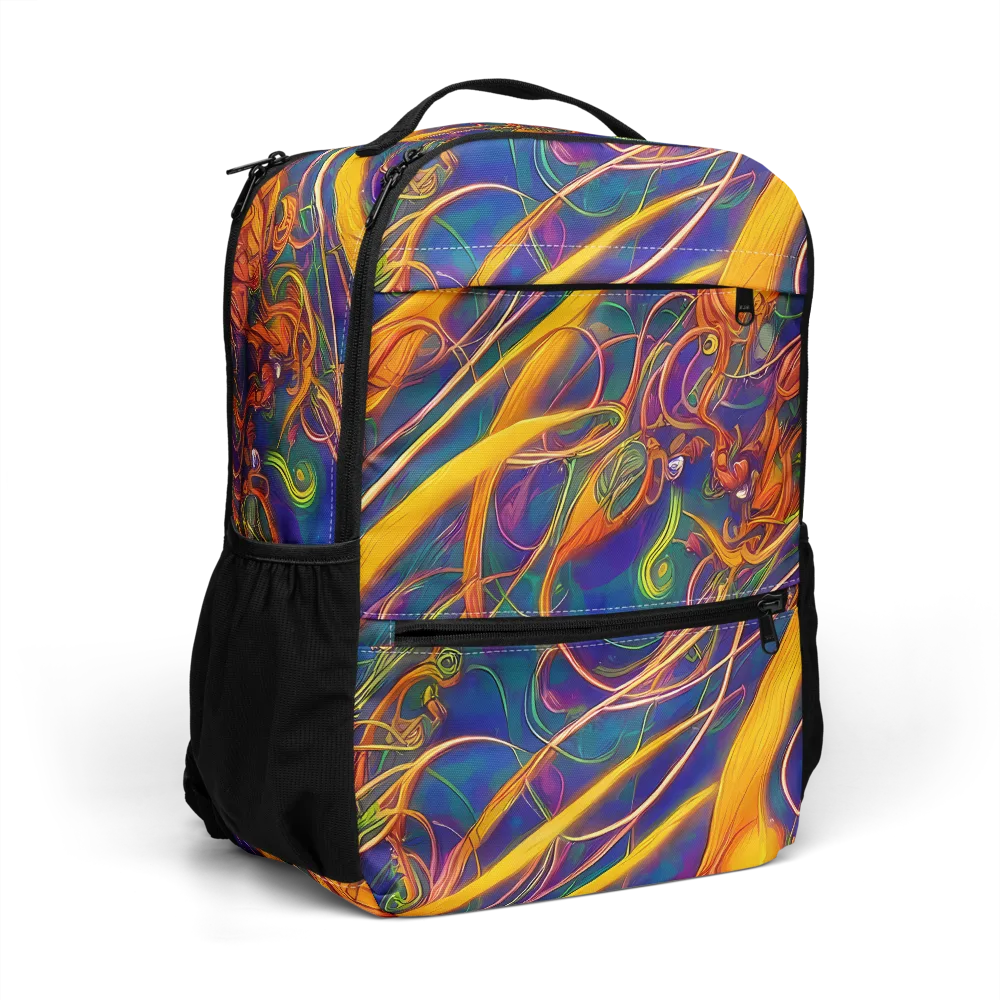 Luminous Whirl on Utility Backpack — Right Front