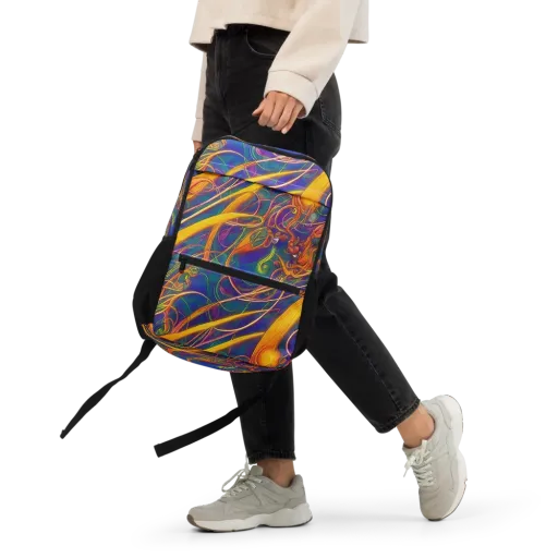 Luminous Whirl on a Utility Backpack