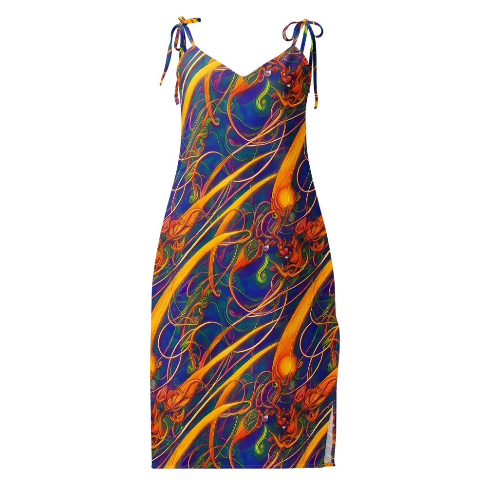 Luminous Whirl on Slip Dress — Front