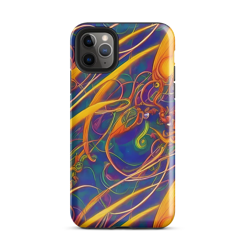 Luminous Whirl on Tough Case for iPhone® — Front