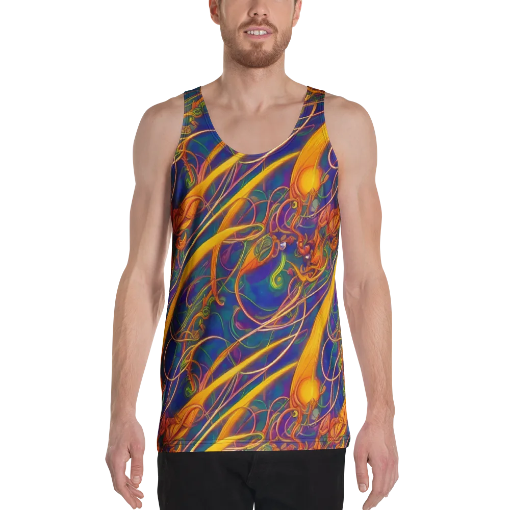 Luminous Whirl on Men's Tank Top — Front