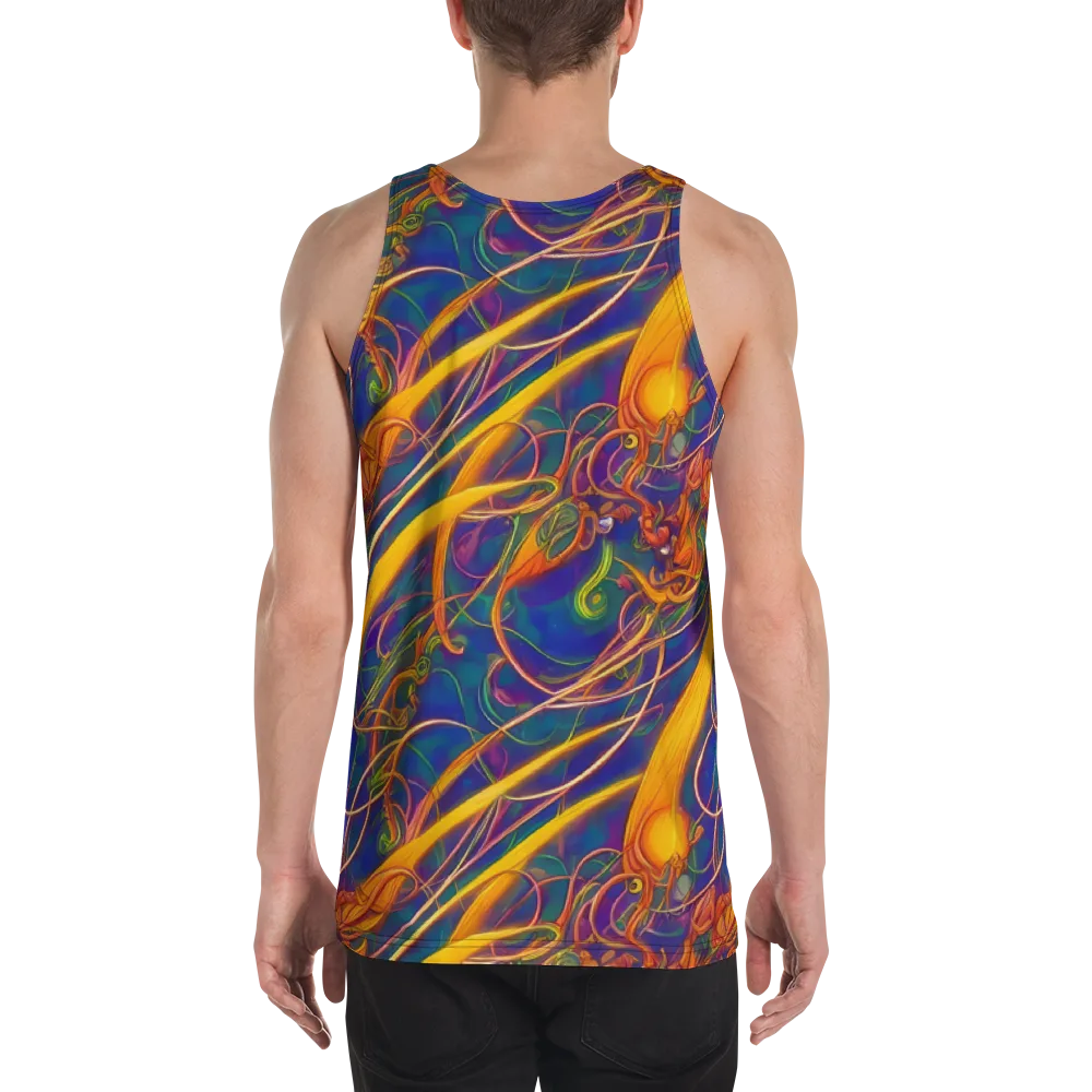 Luminous Whirl on Men's Tank Top — Back