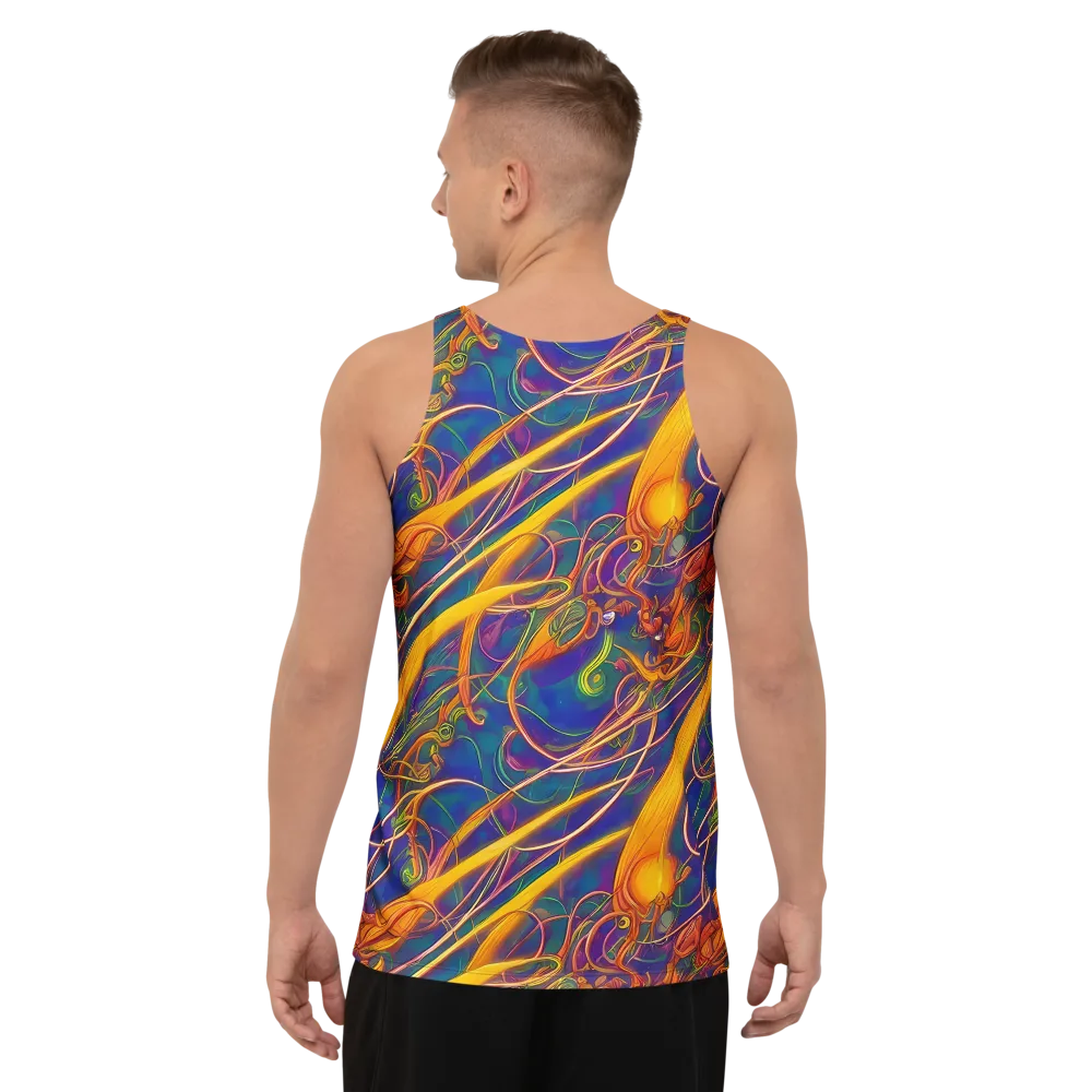 Luminous Whirl on Men's Tank Top — Back