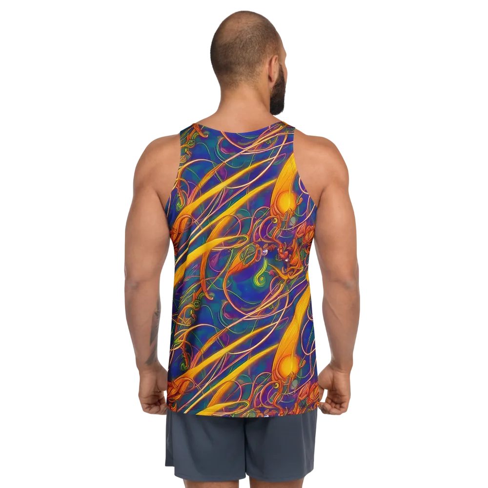 Luminous Whirl on Men's Tank Top — Back