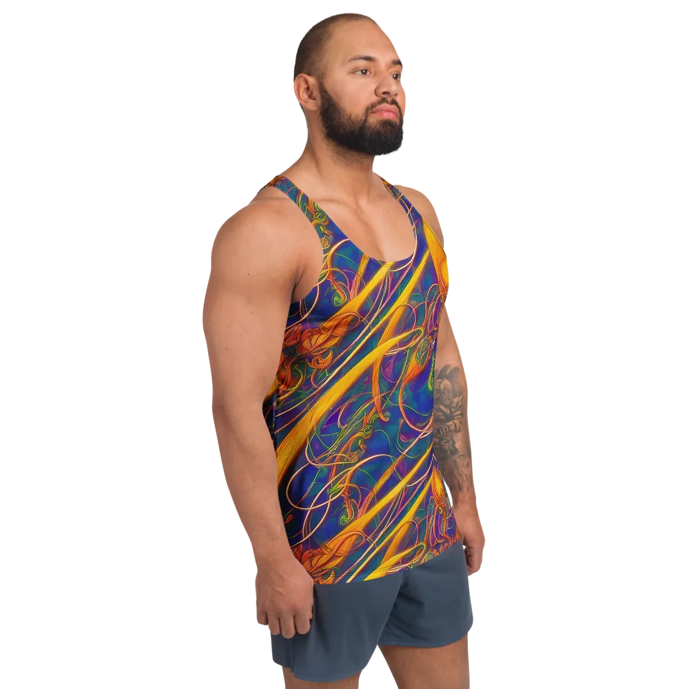 Luminous Whirl on Men's Tank Top — Right Front