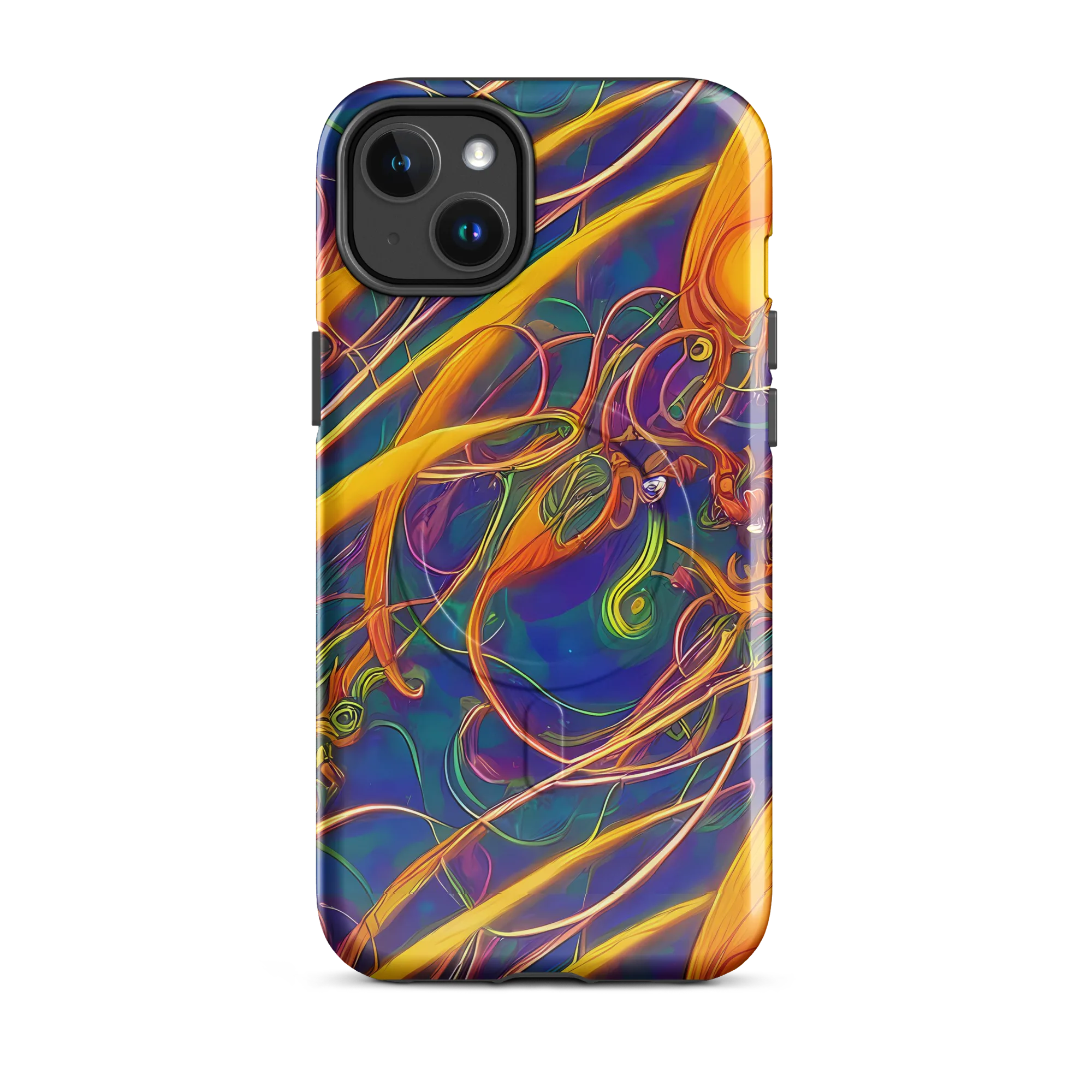 Luminous Whirl on MagSafe Tough Case for iPhone® — Front