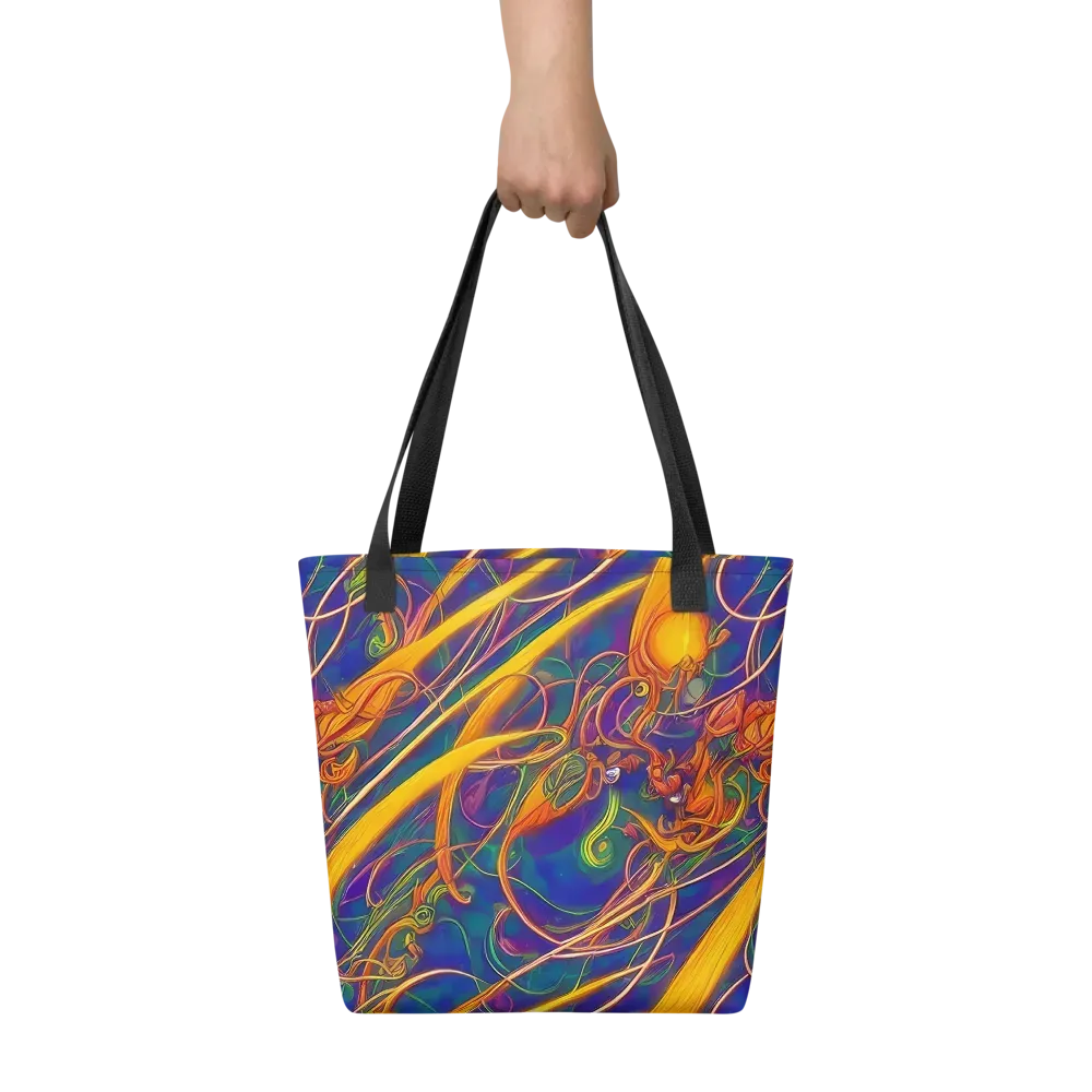 Luminous Whirl on Tote Bag — Front