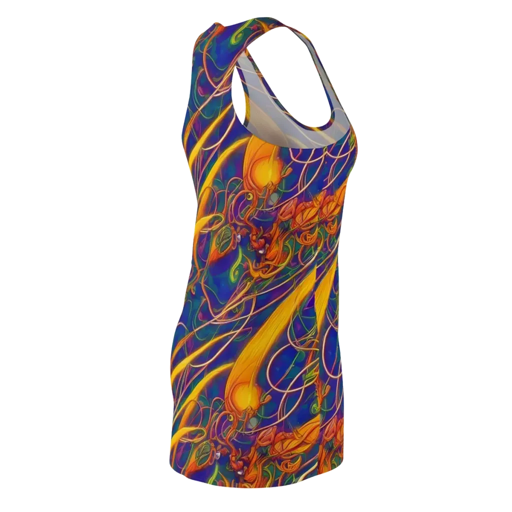 Luminous Whirl on Racerback Dress — Back Side