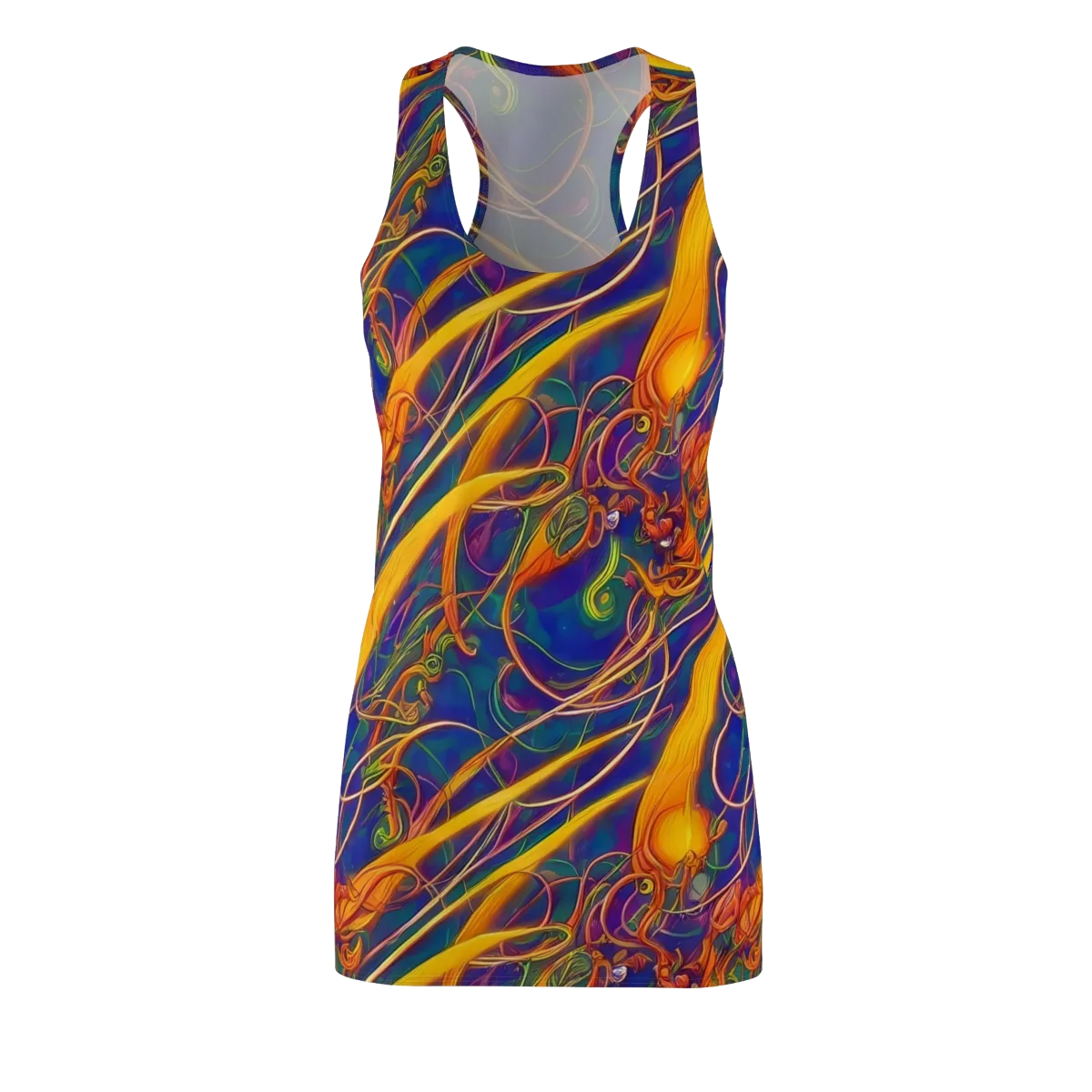 Luminous Whirl on Racerback Dress — Front
