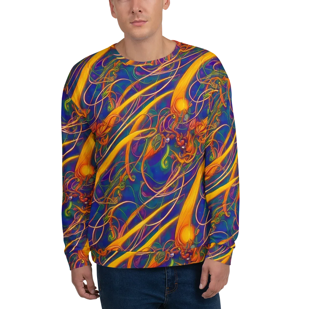 Luminous Whirl on Sweatshirt — Front