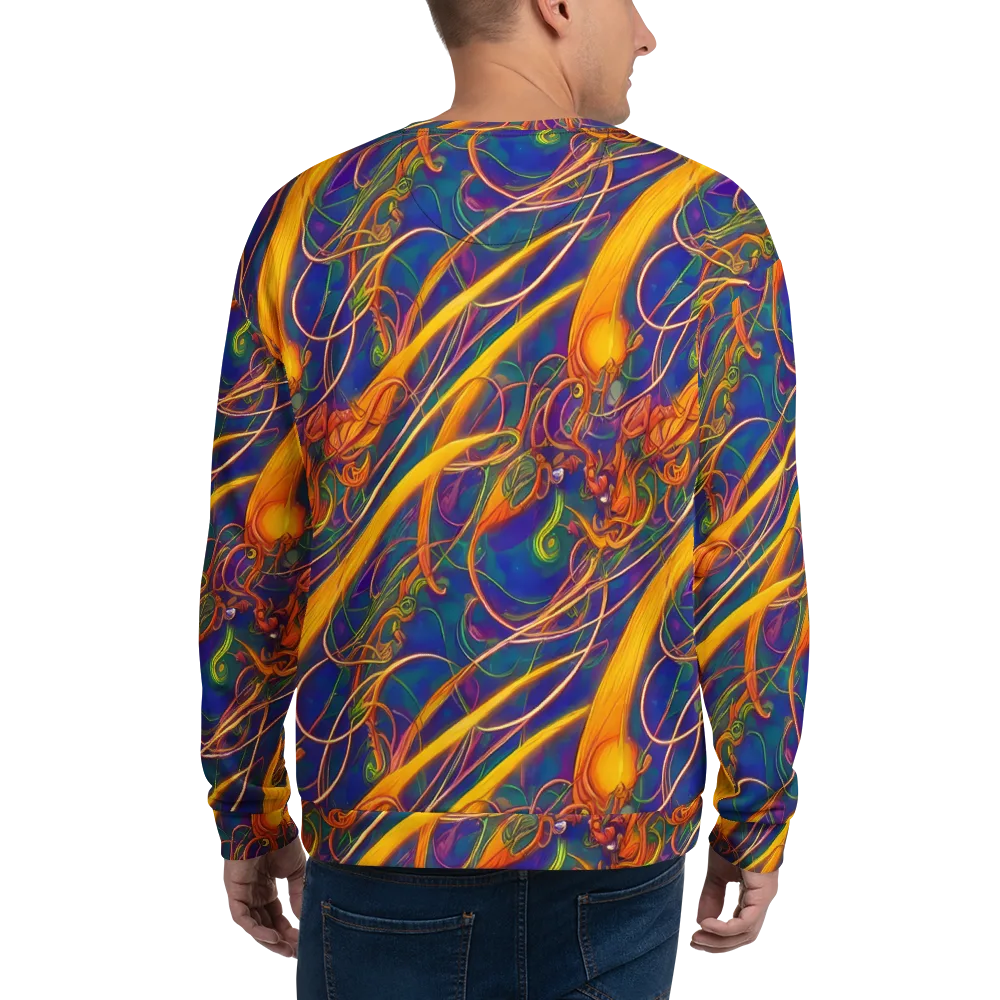 Luminous Whirl on Sweatshirt — Back