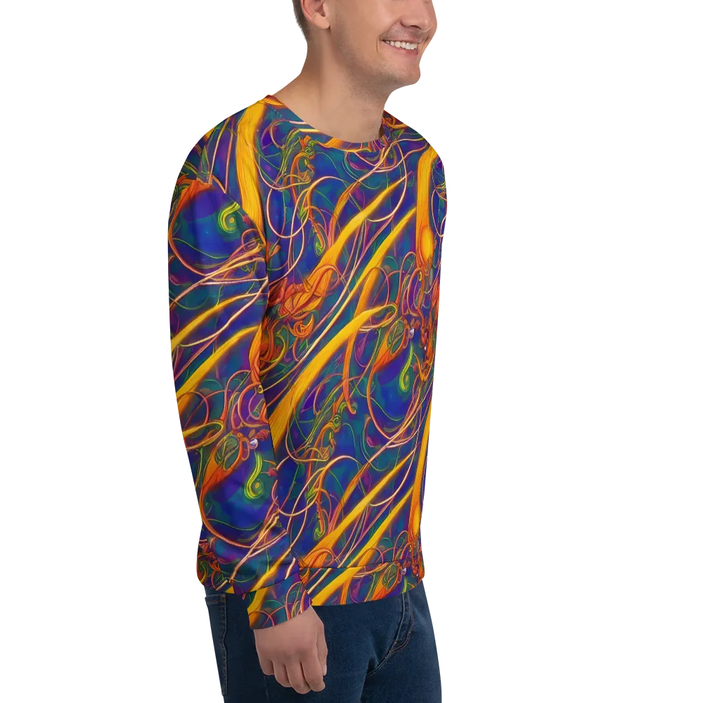 Luminous Whirl on Sweatshirt — Right Front