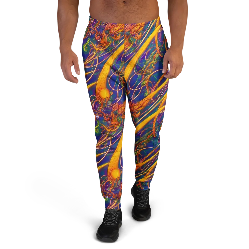 Luminous Whirl on Men's Joggers — Front