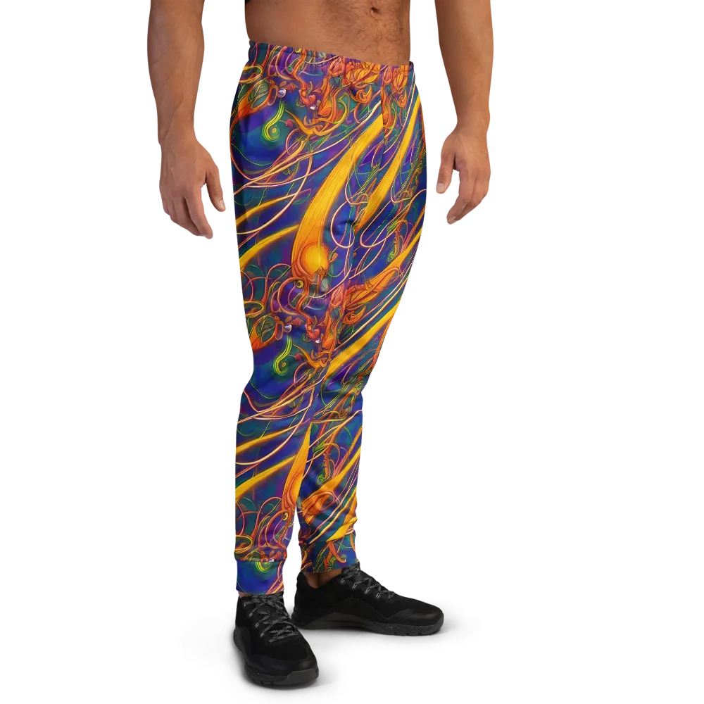 Luminous Whirl on Men's Joggers — Right