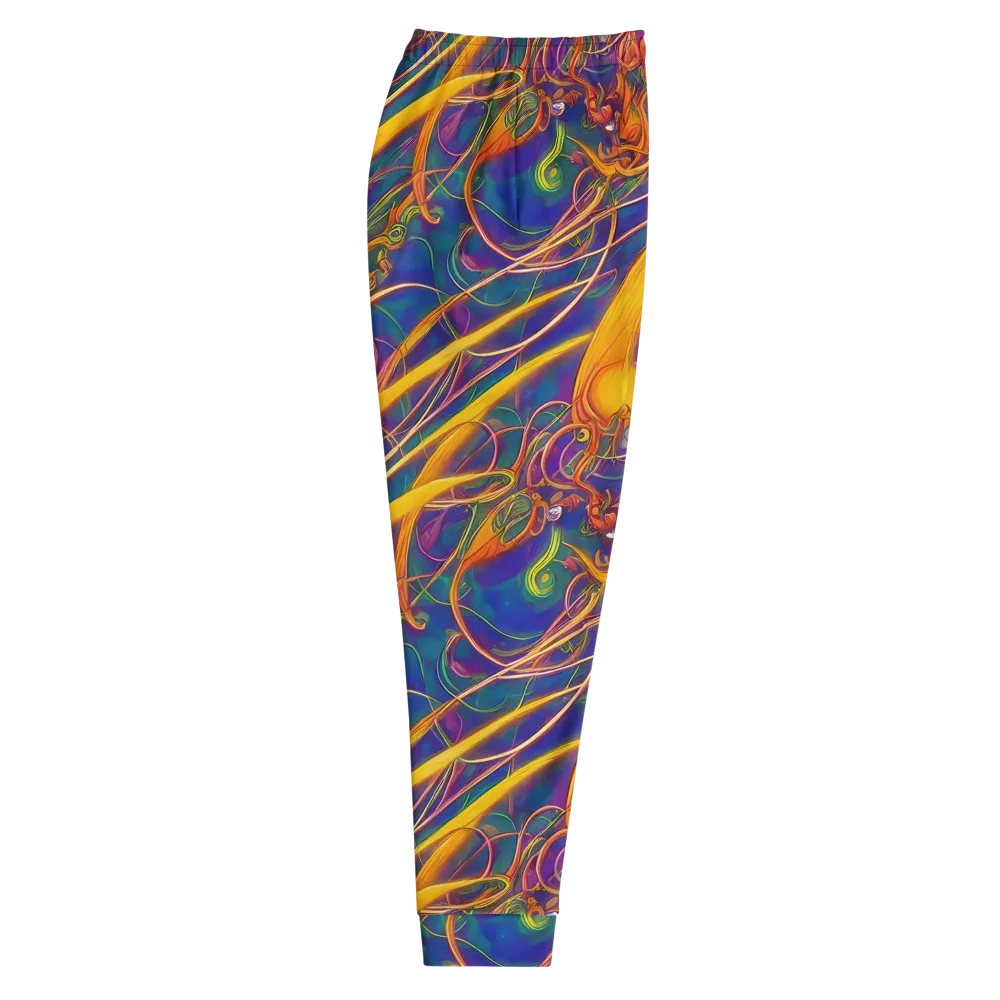 Luminous Whirl on Men's Joggers — Right