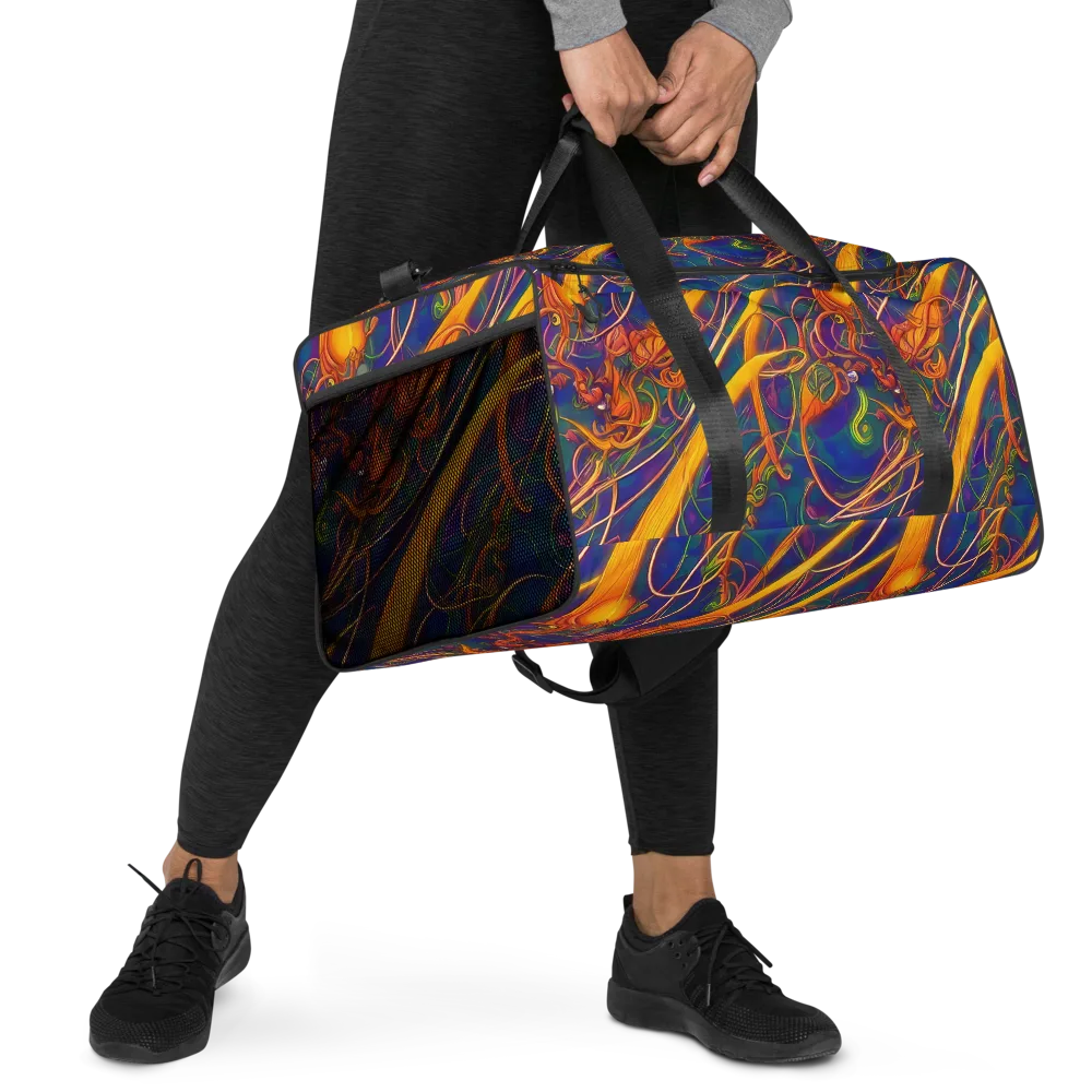 Luminous Whirl on Duffle Bag — Right Front