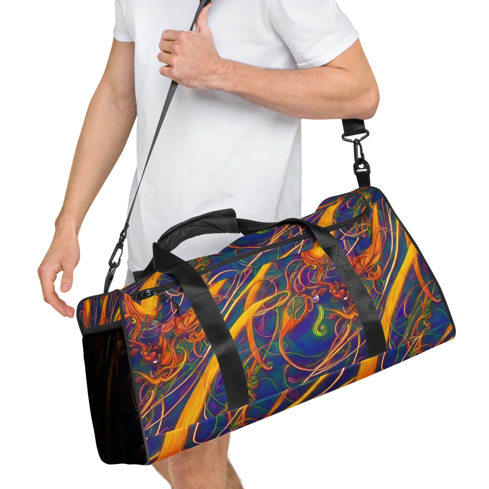 Luminous Whirl on Duffle Bag — Right Front