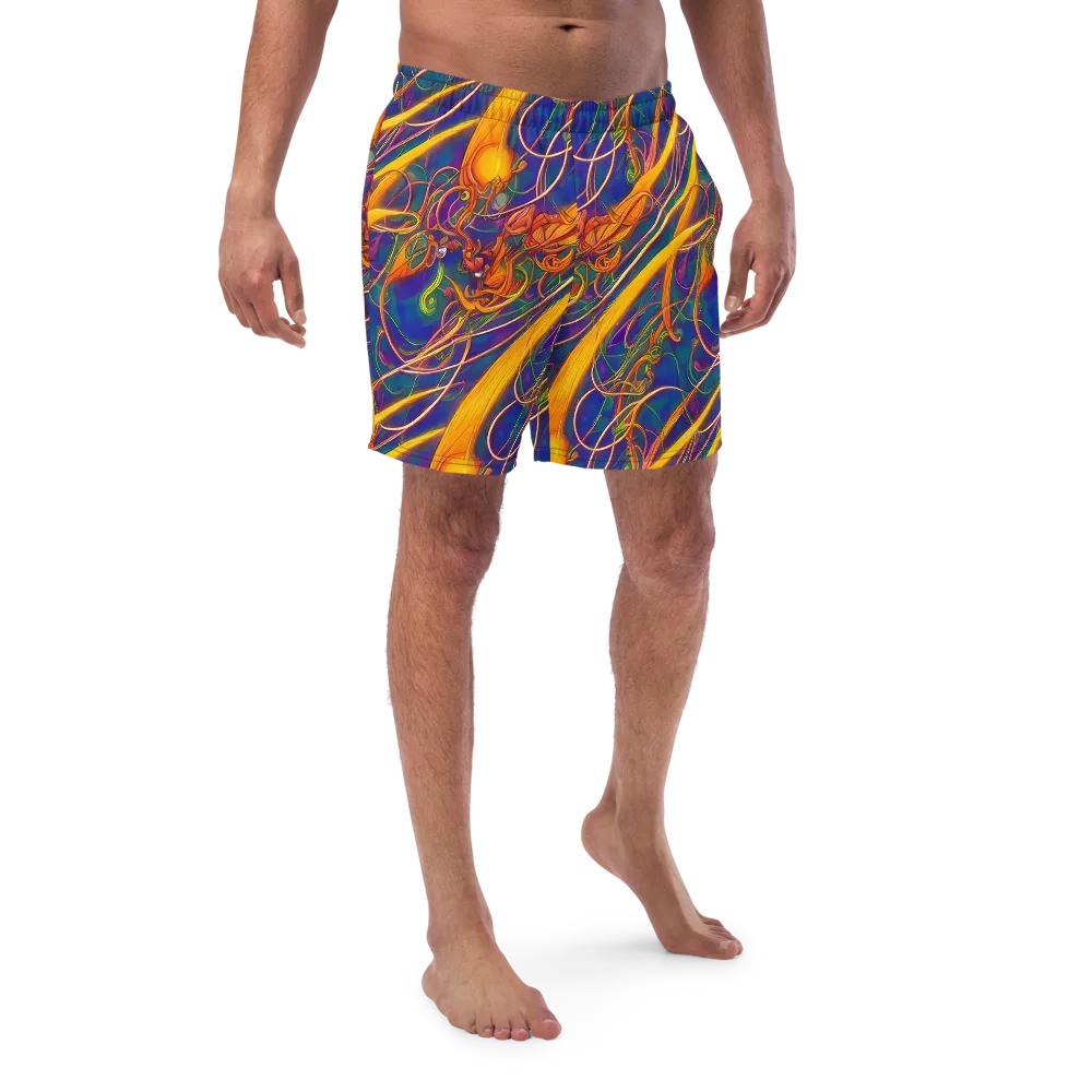 Luminous Whirl on Swim Trunks — Front