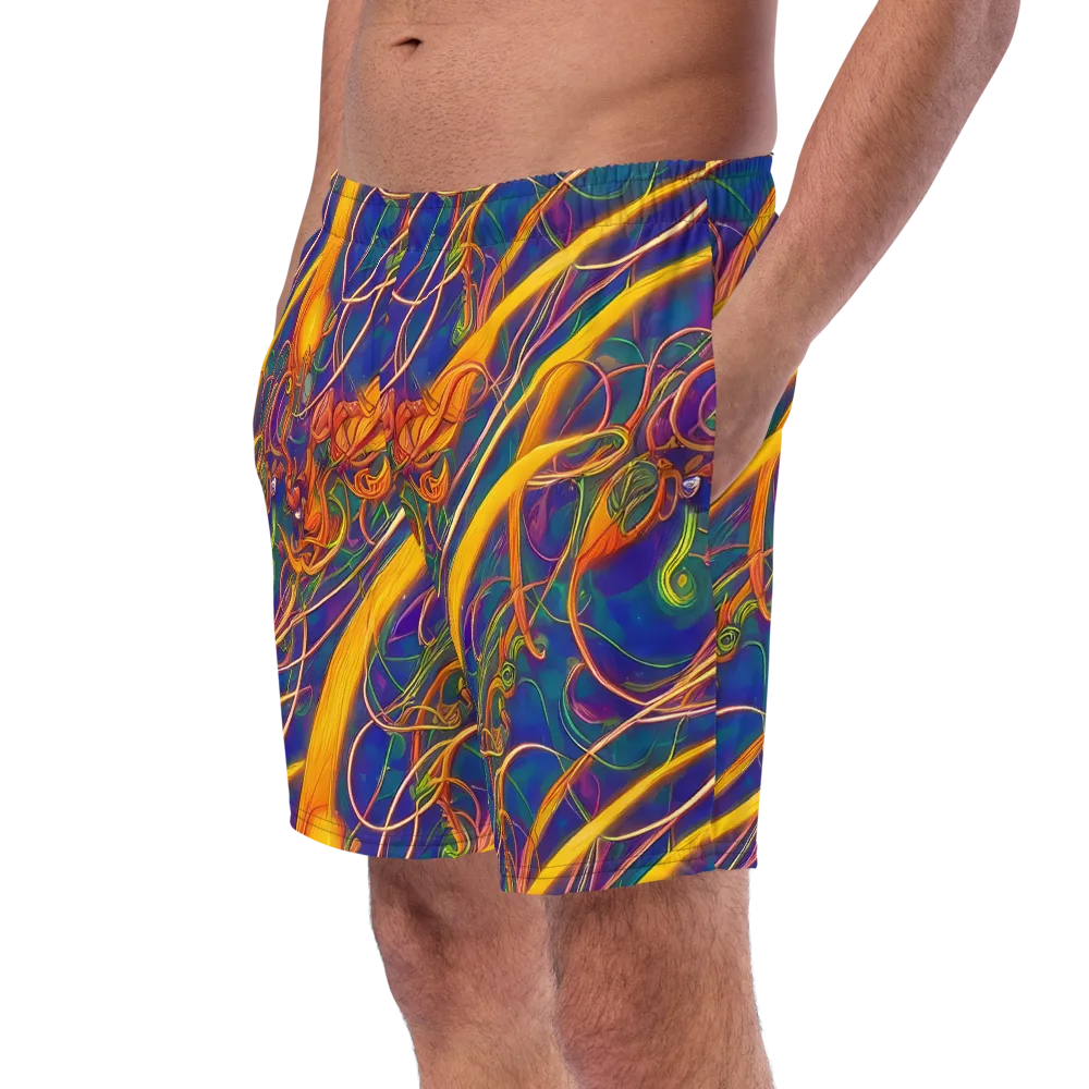 Luminous Whirl on Swim Trunks — Left Front