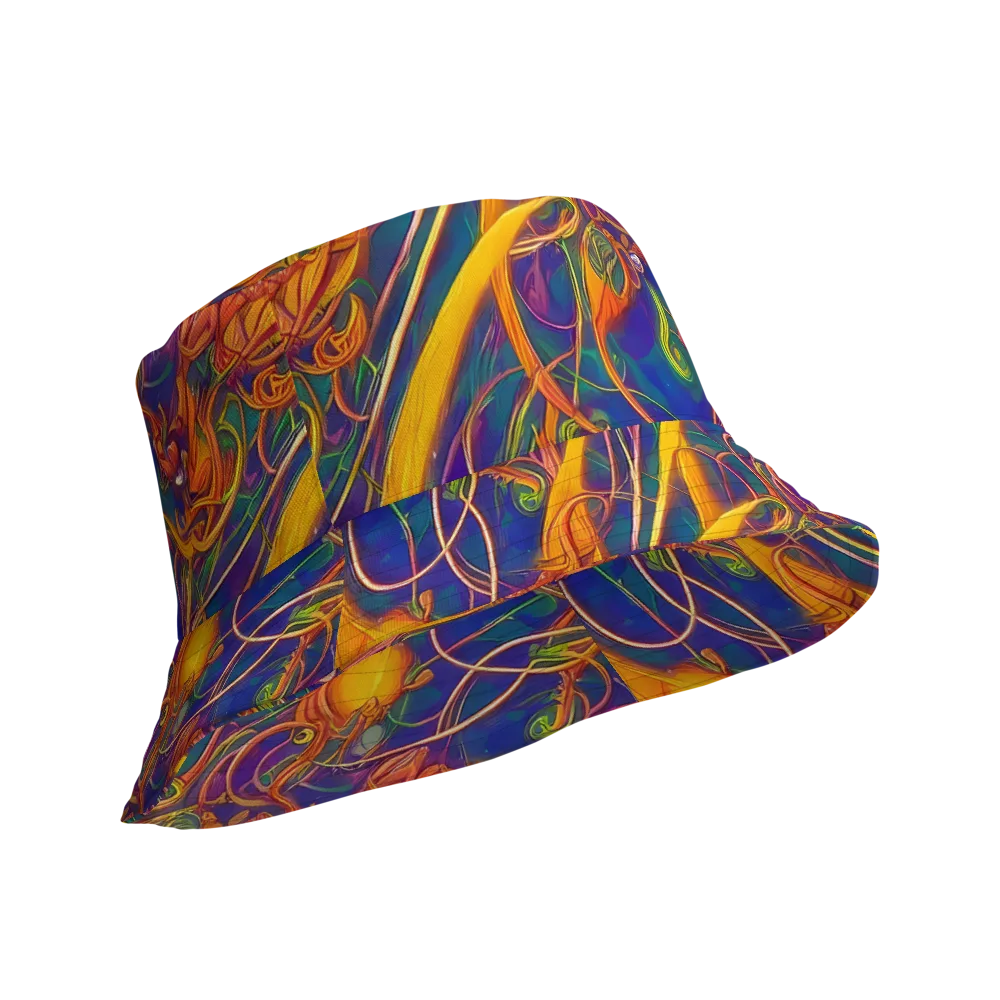 Luminous Whirl on Reversible Bucket Hat — Product details Outside