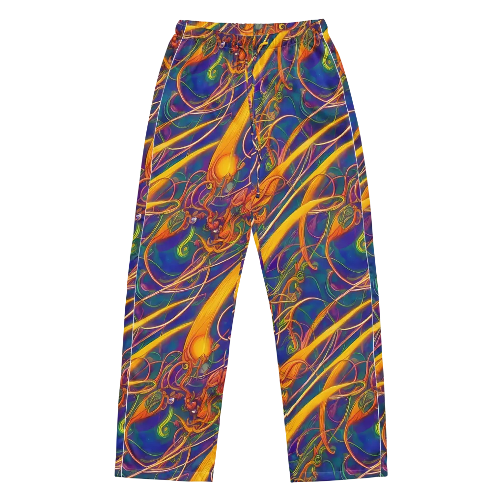 Luminous Whirl on Women's Pajama Pants — Front