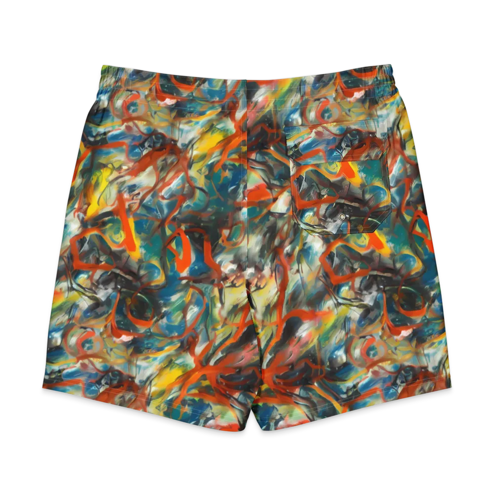 Chromatic Fusion on Men's Board Shorts — Back