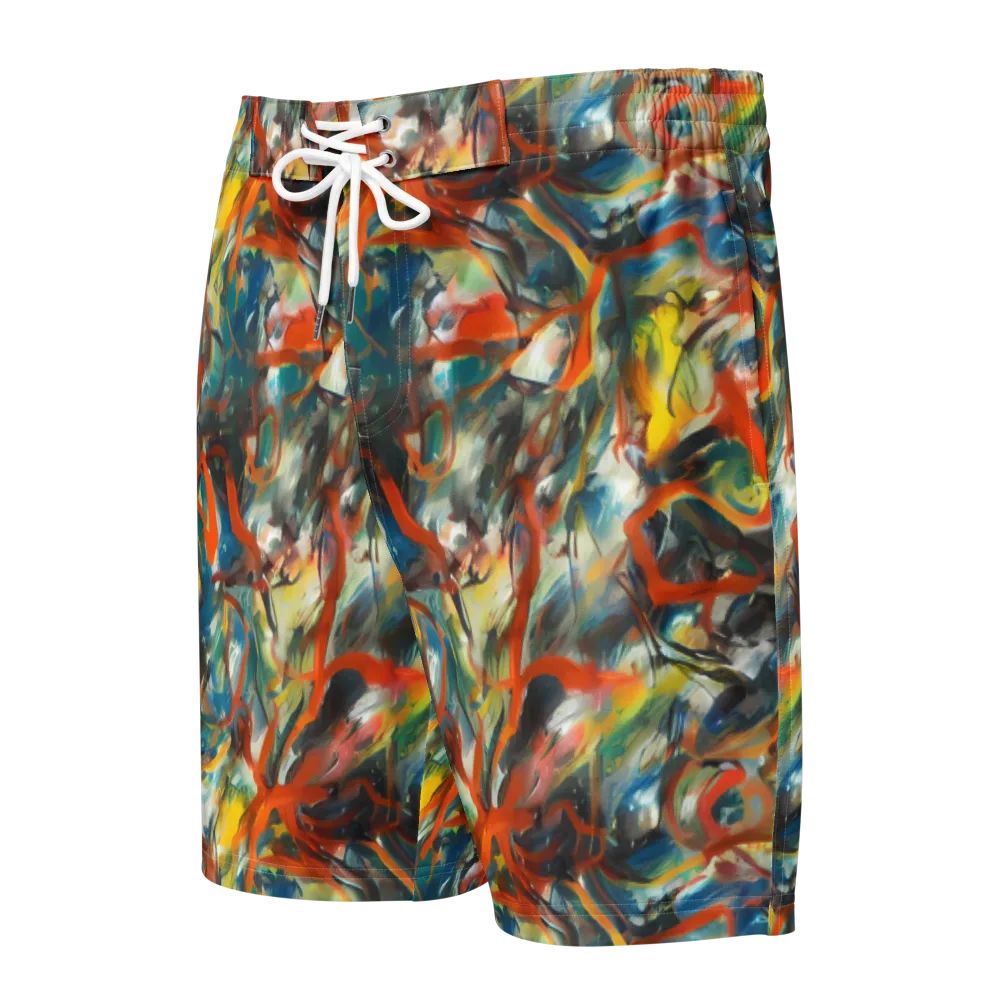 Chromatic Fusion on Men's Board Shorts — Front