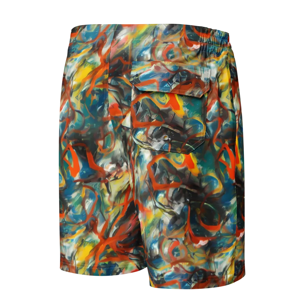 Chromatic Fusion on Men's Board Shorts — Back