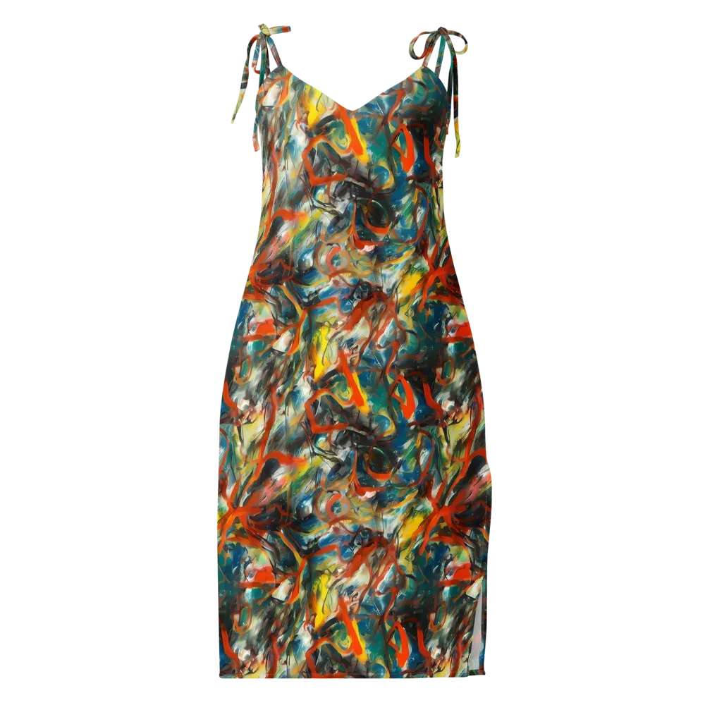 Chromatic Fusion on Slip Dress — Front