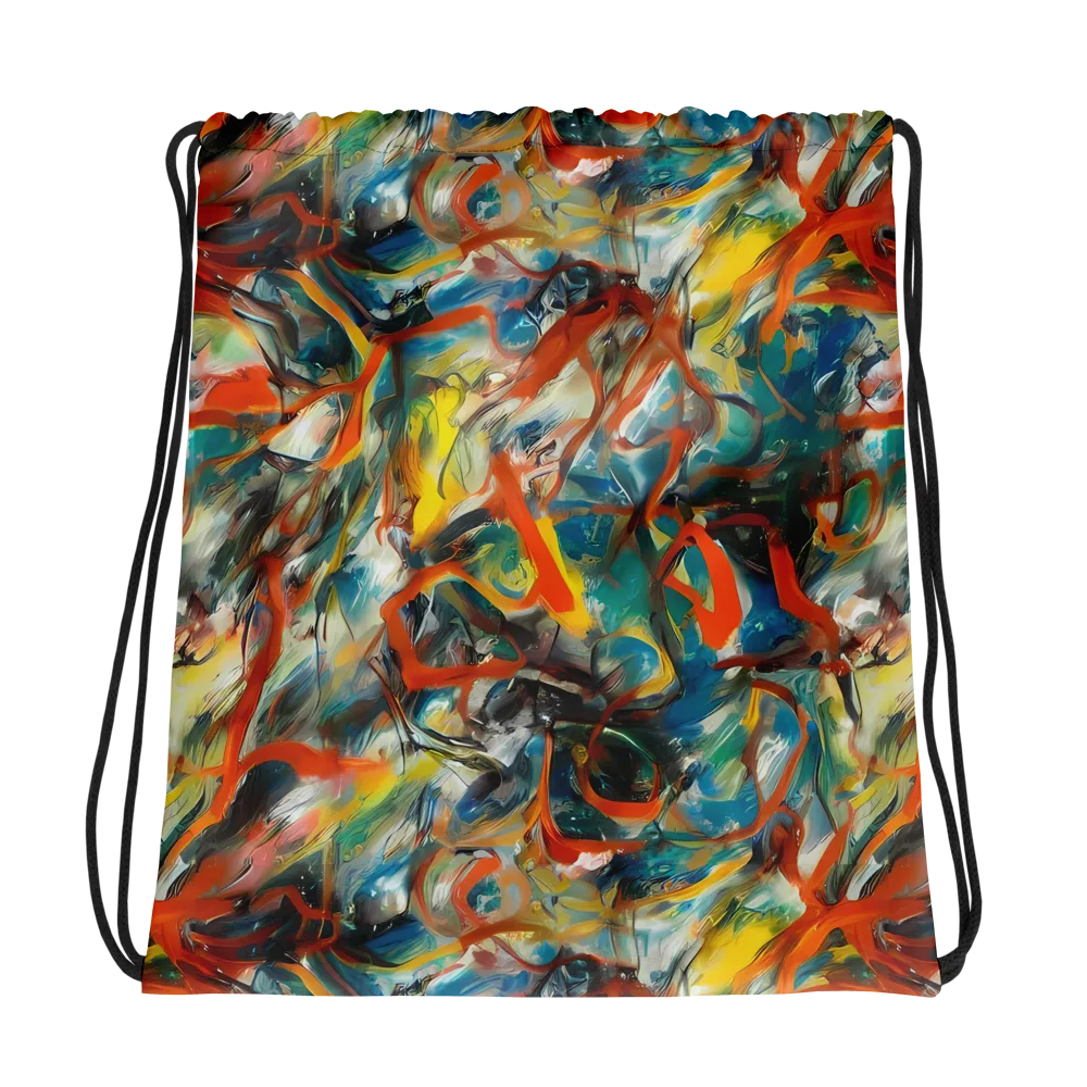 Chromatic Fusion on Drawstring Bag — Photo
