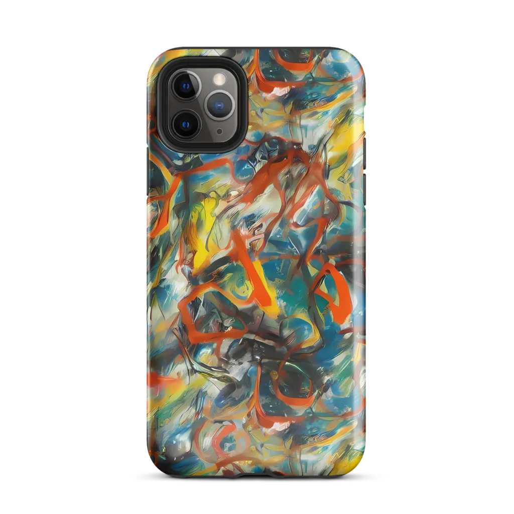 Chromatic Fusion on Tough Case for iPhone® — Front