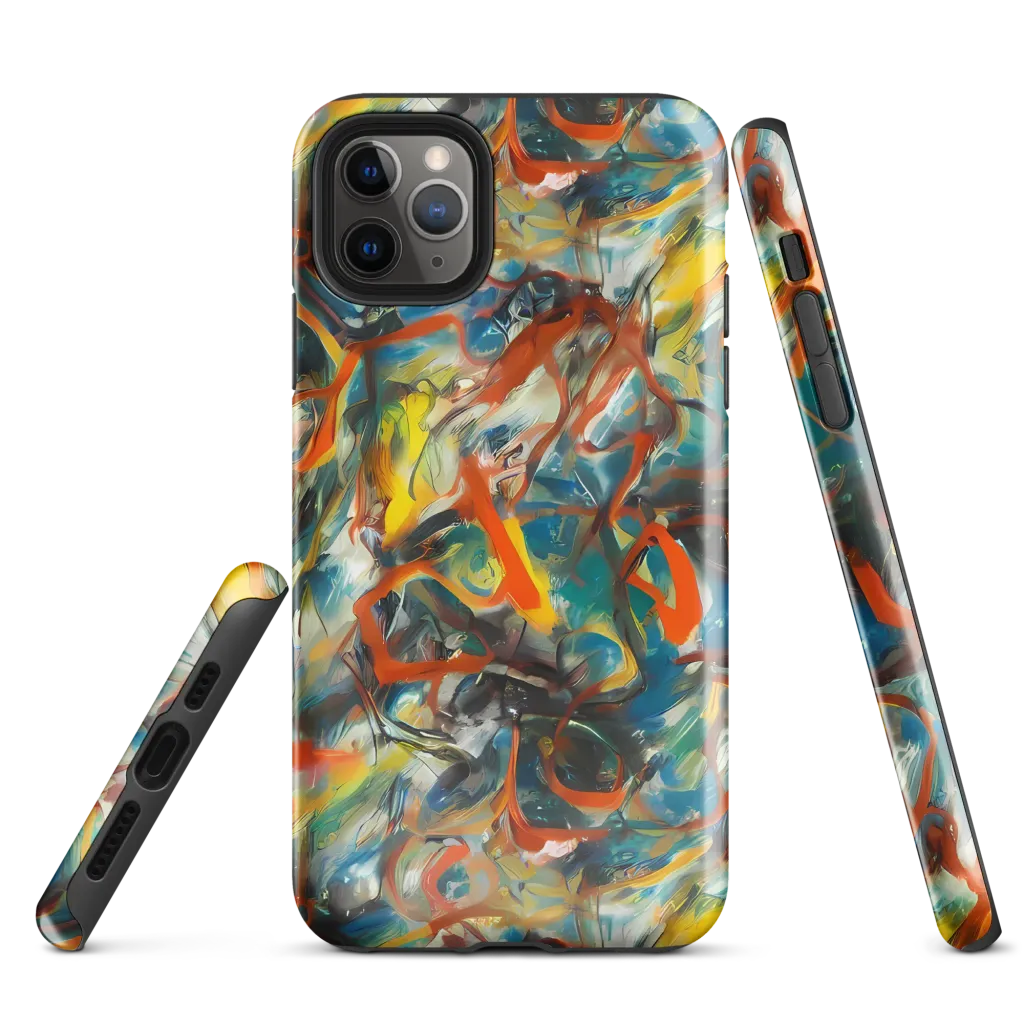 Chromatic Fusion on Tough Case for iPhone® — Front