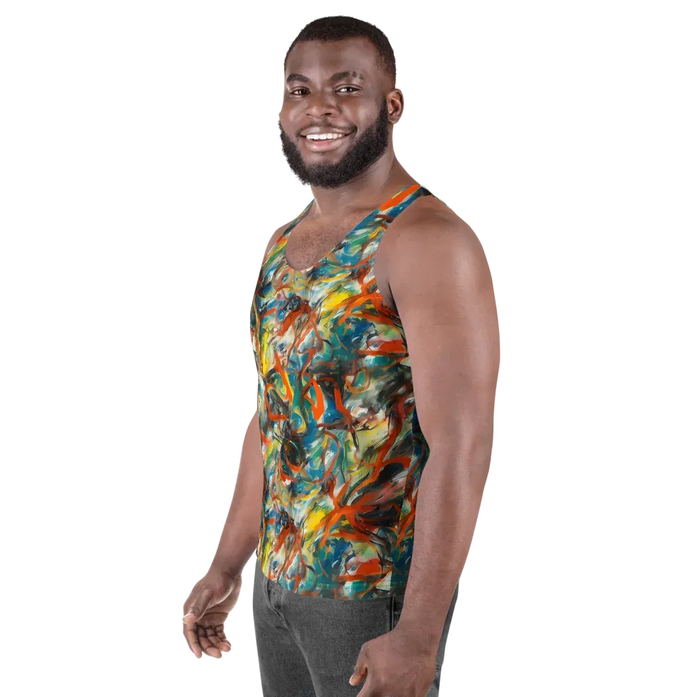 Chromatic Fusion on Men's Tank Top — Left Front