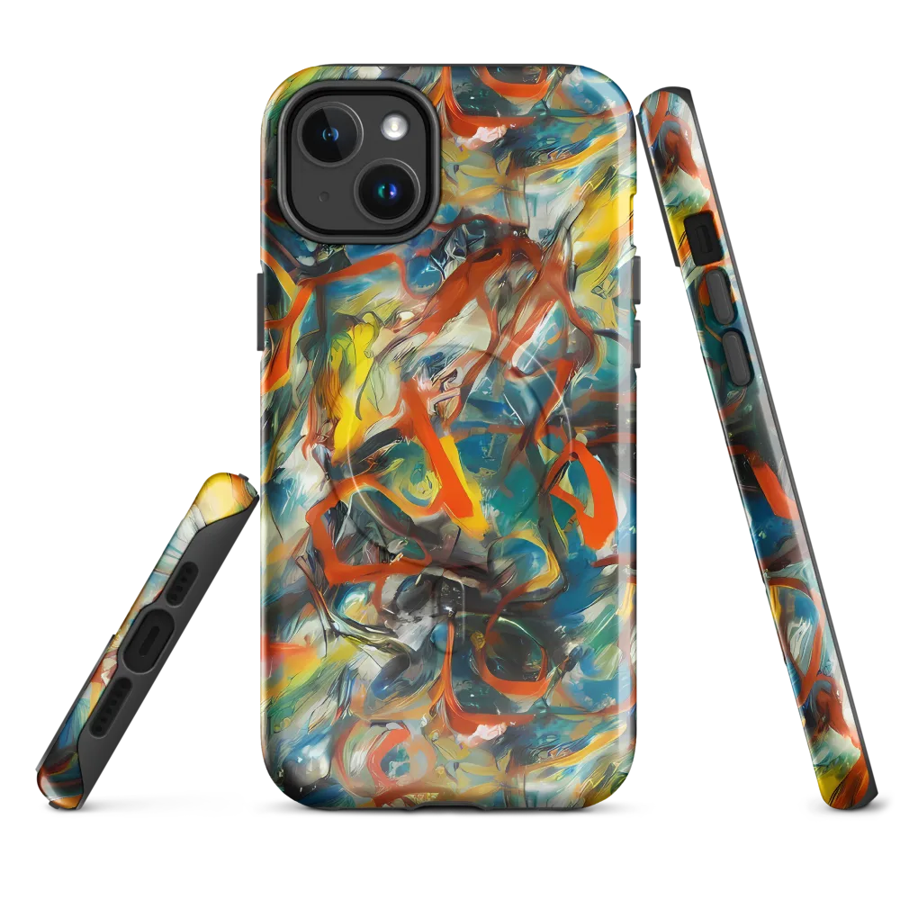 Chromatic Fusion on MagSafe Tough Case for iPhone® — Front